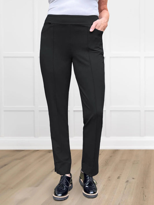Christal Pintuck Pants in Black