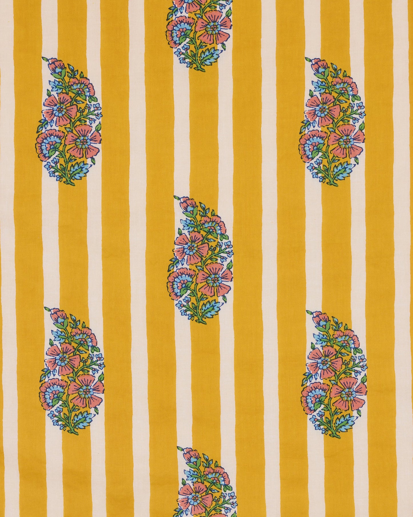 Greta Organic Cotton Blouse in Paisley Petals Print