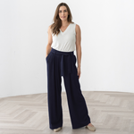 Wanderer Wide Leg Pant in Black