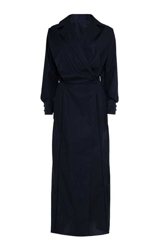 Ives Cotton Maxi Wrap Dress
