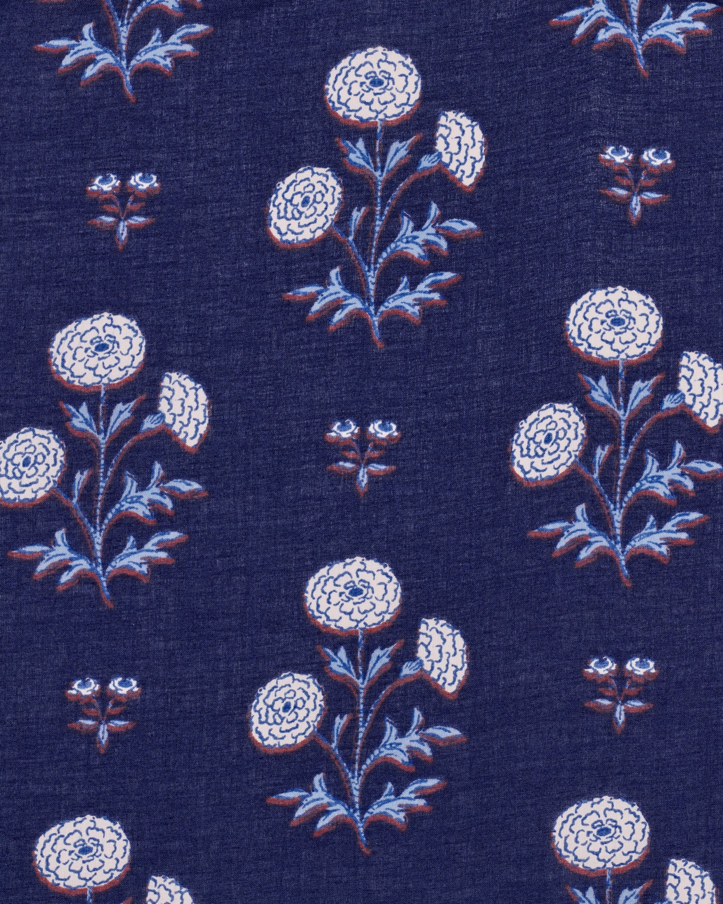 Katie Organic Cotton Blouse in Marigold Bloom Print