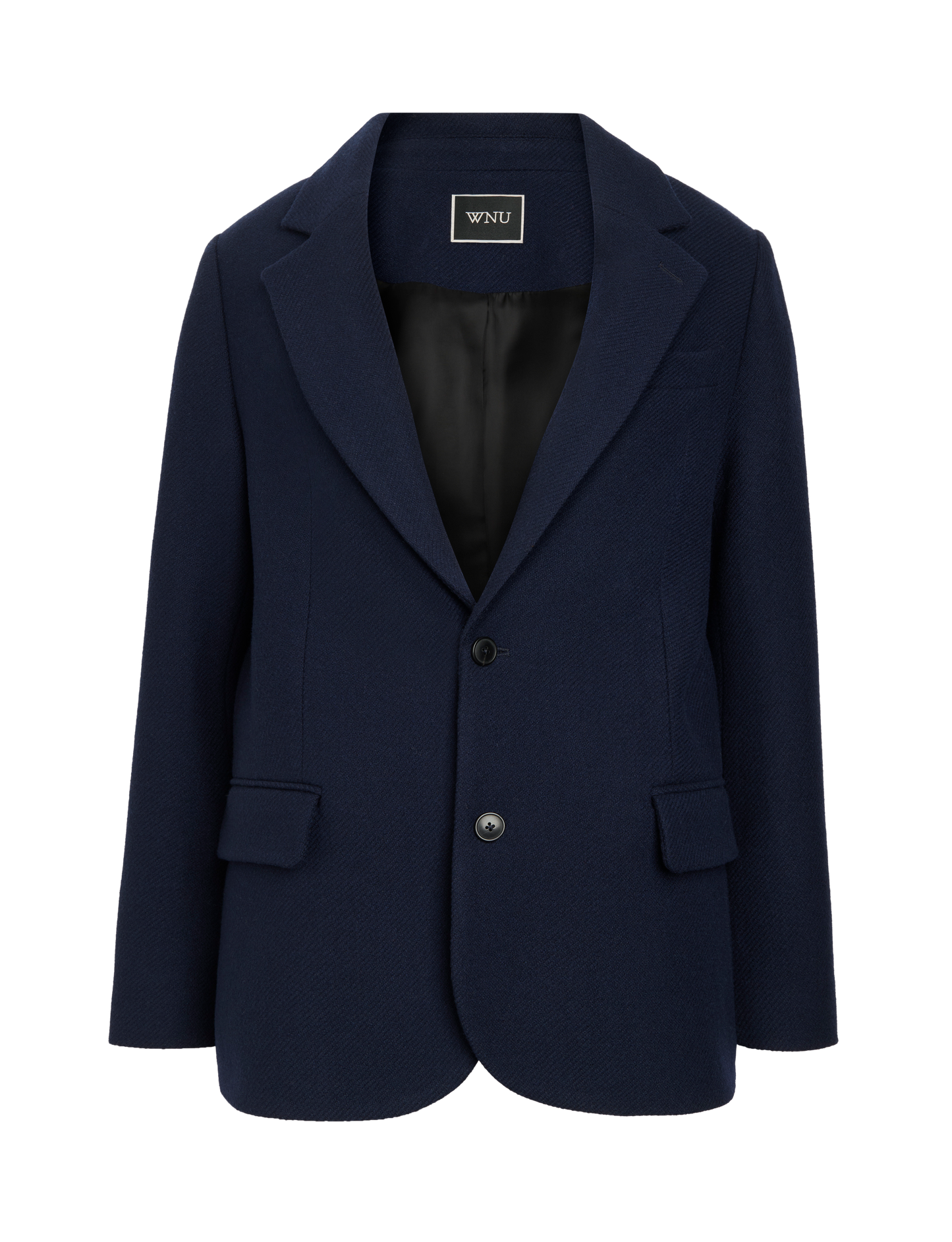 Wool Hutton Blazer in Navy