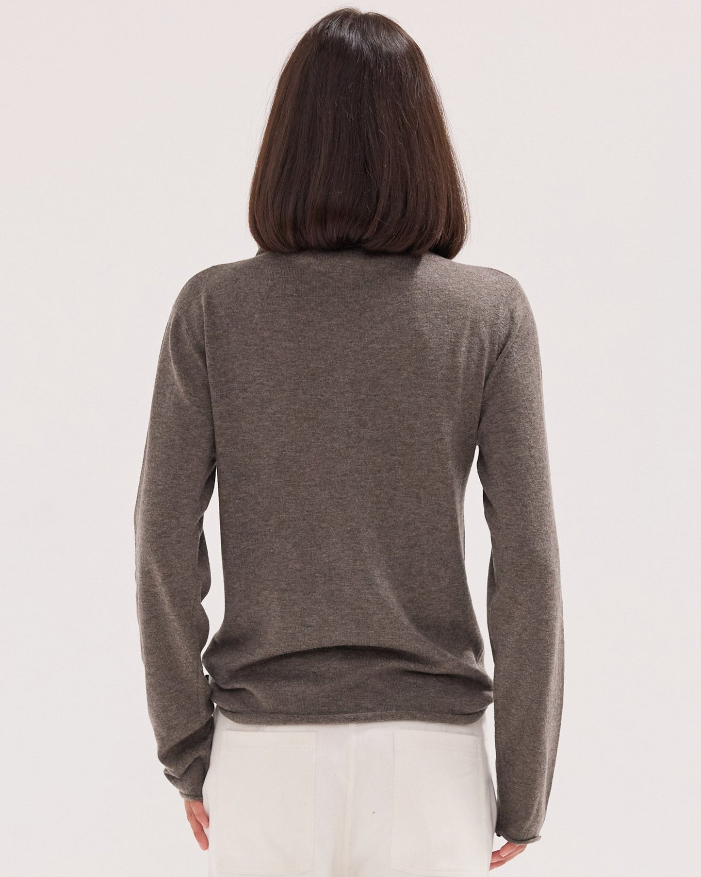 The Funnel Neck Top | Squirrel