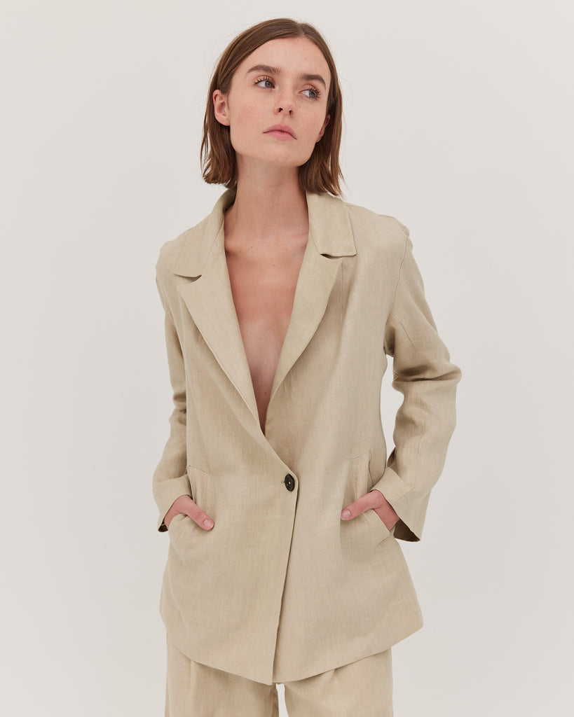 Hemp and Cotton Blazer