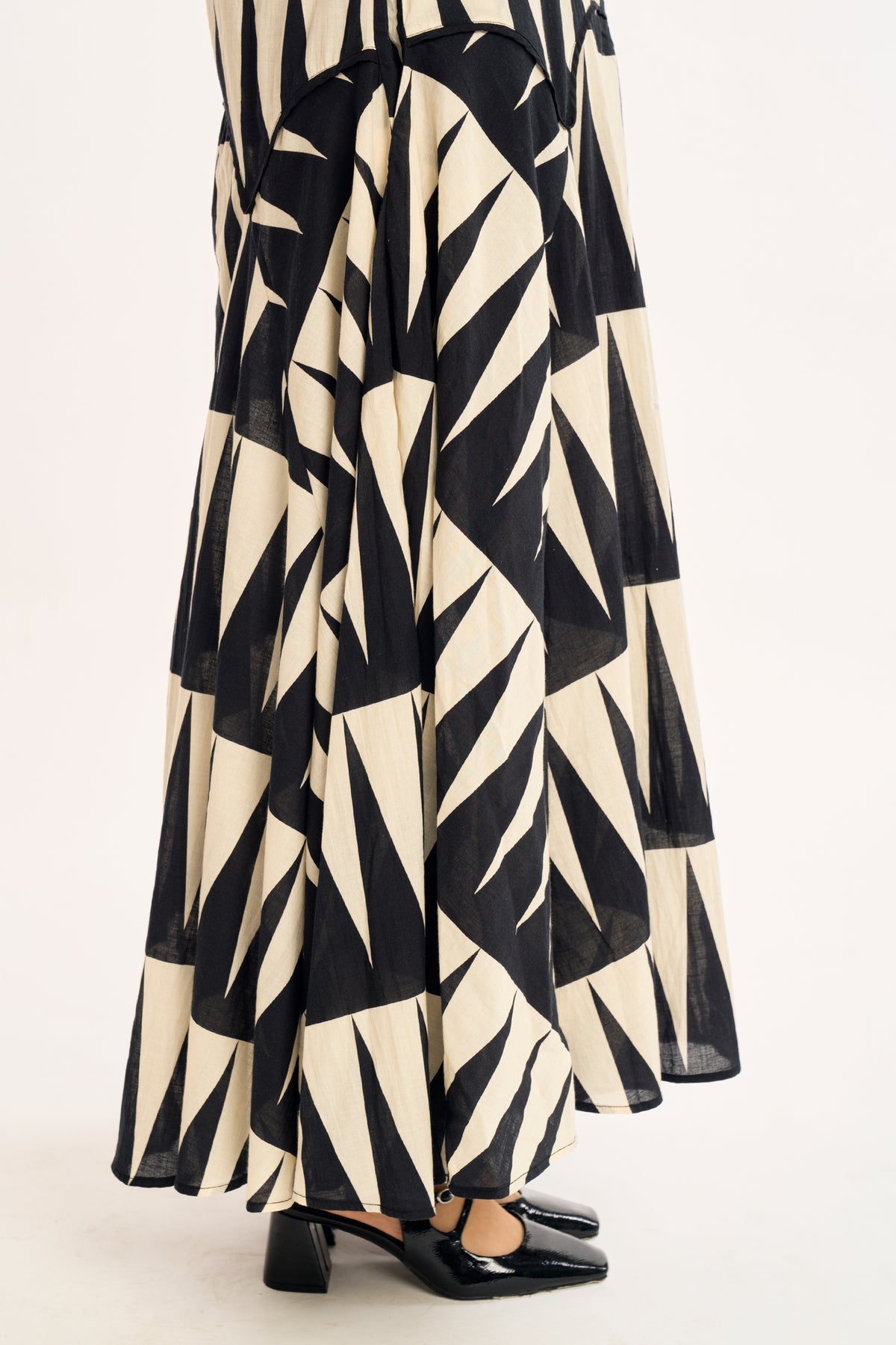 Alice Cotton Dress in Delta Print