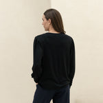 Comfy Modal Blouson Top in Black