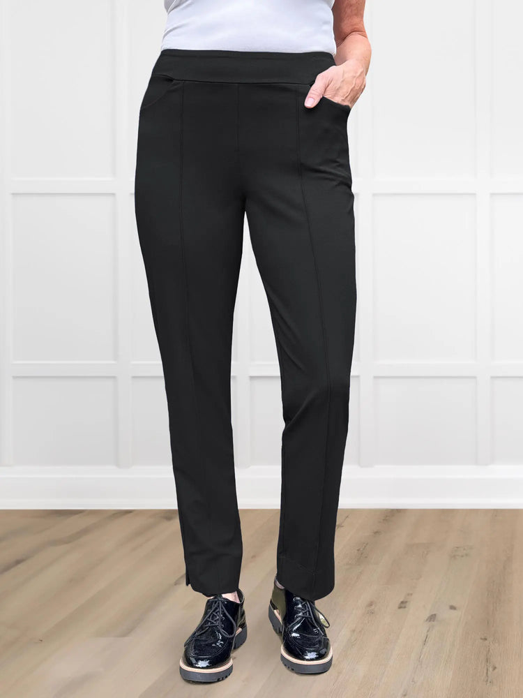 Christal Pintuck Pants in Black