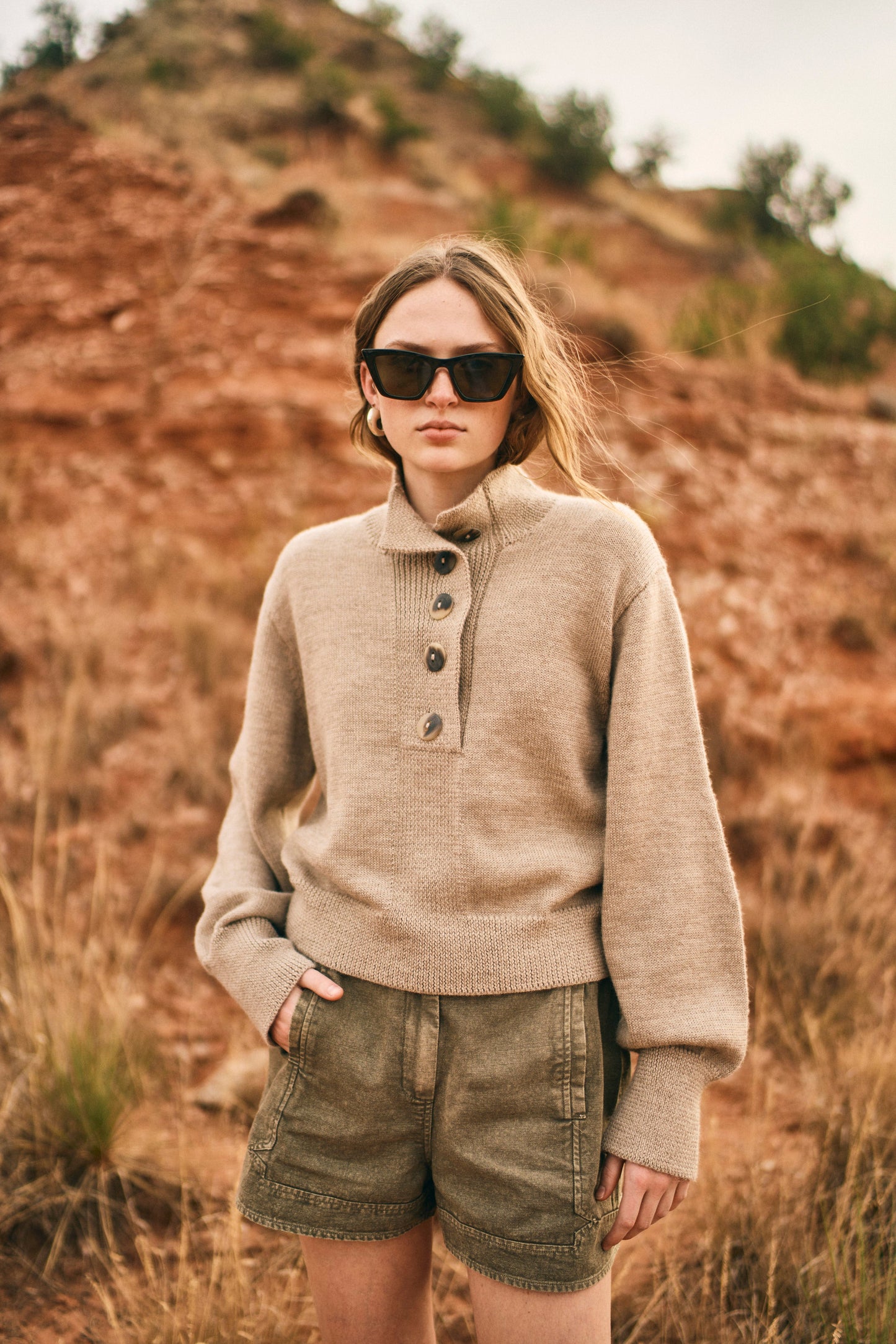 Ghent Alpaca Sweater in Oatmeal