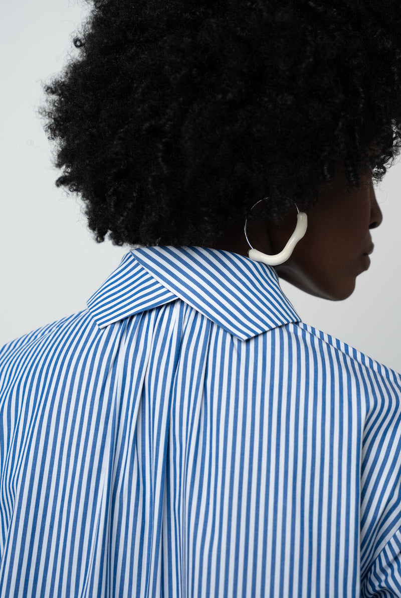 The Split Infinitive Shirt in Cabana Stripe