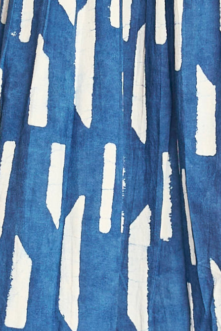Vienna Maxi Dress in Indigo Rainfall