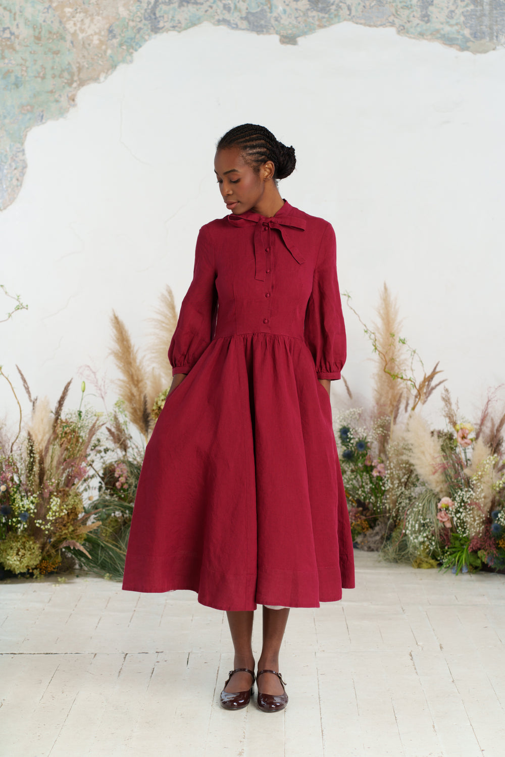 Jasmine Linen Dress