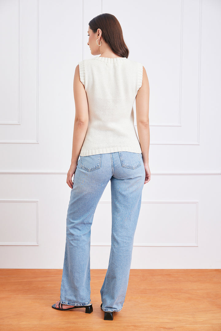 Helena Cotton Sweater Tank