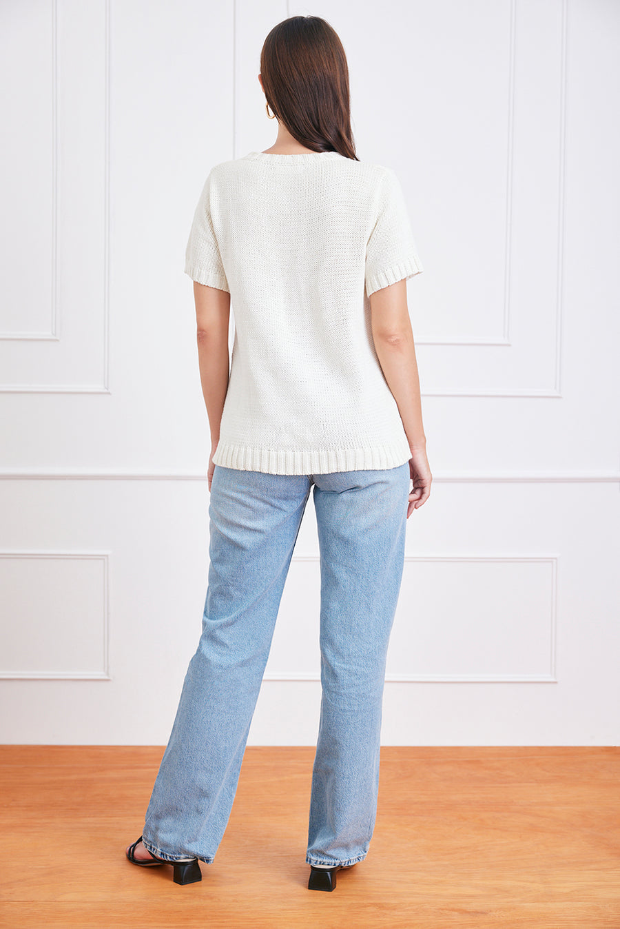 Simone Cotton Sweater Tee