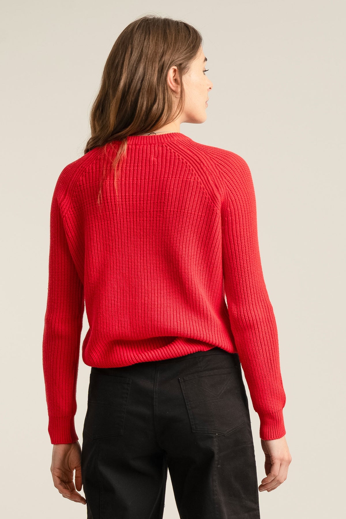 Sergio Organic Cotton Sweater in Red