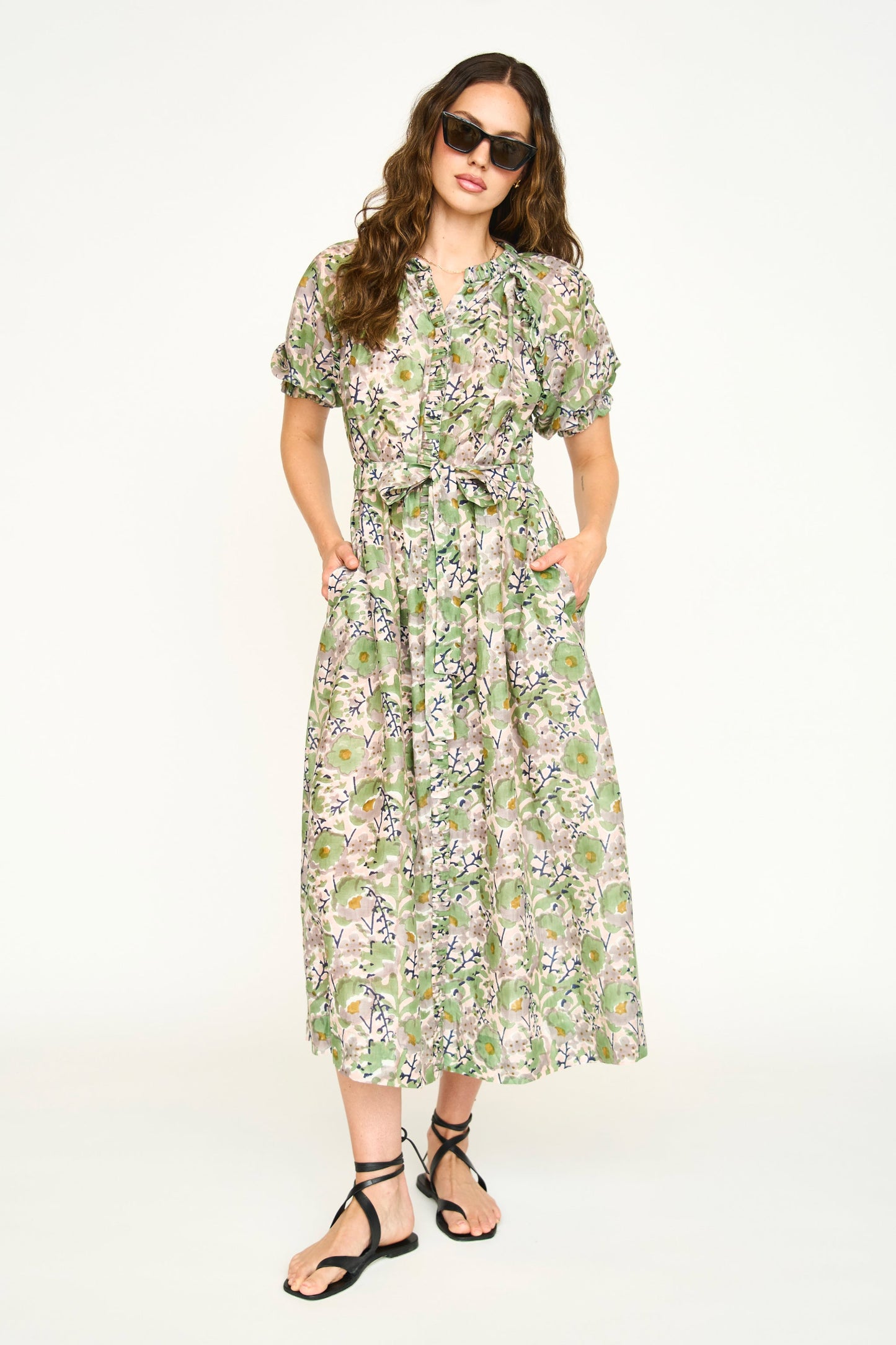 Somerset Dress in Lavender Bloom