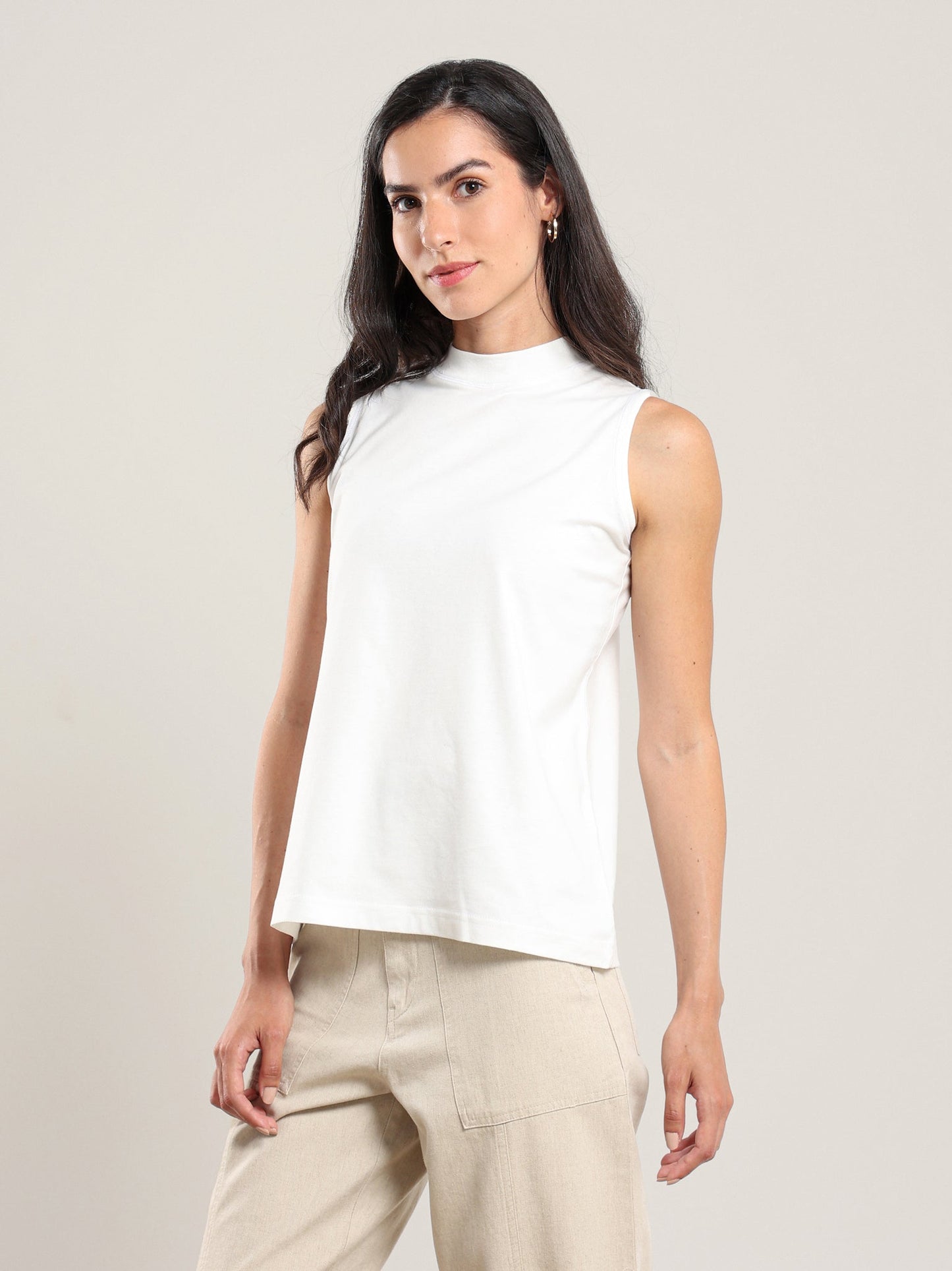 Sahra Tank in Off White