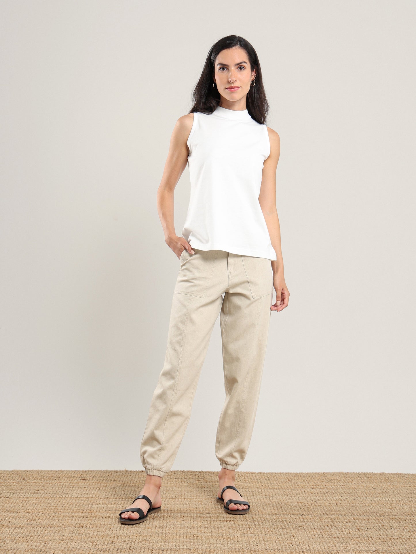 Sahra Tank in Off White