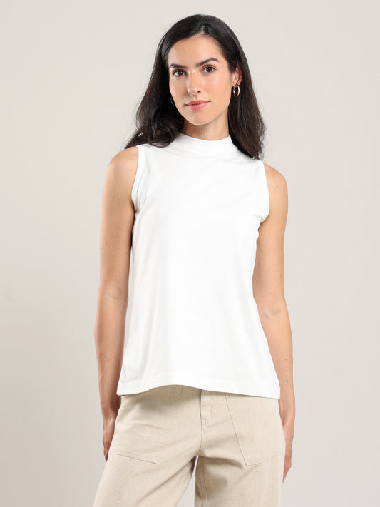 Sahra Tank in Off White