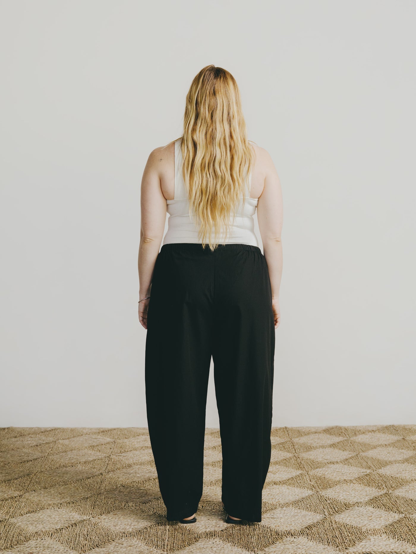 All Day Pant, Organic Cotton Poplin, Black
