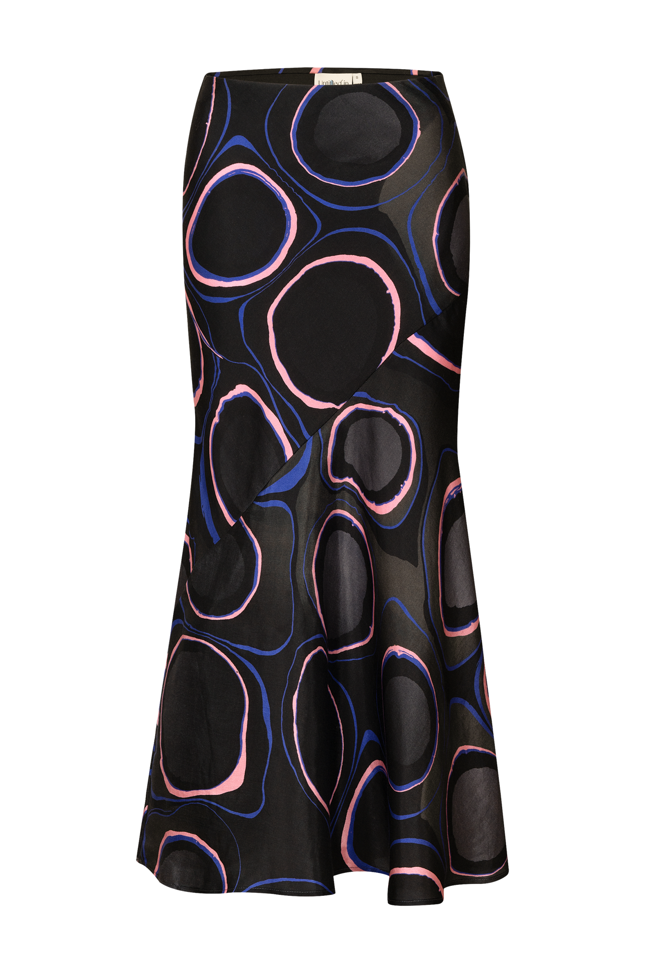Lelaki Multicolor Tencel Bias Midi Skirt