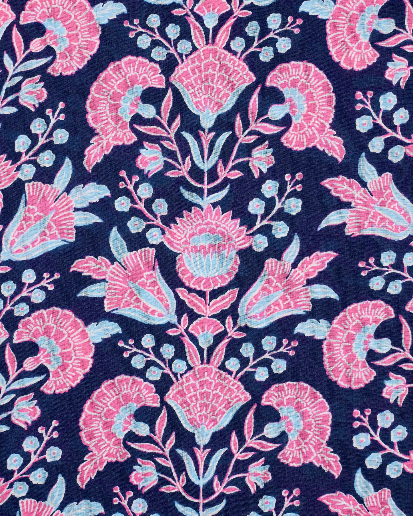 The Muse Organic Cotton Dress in Harbor Honeysuckle Print