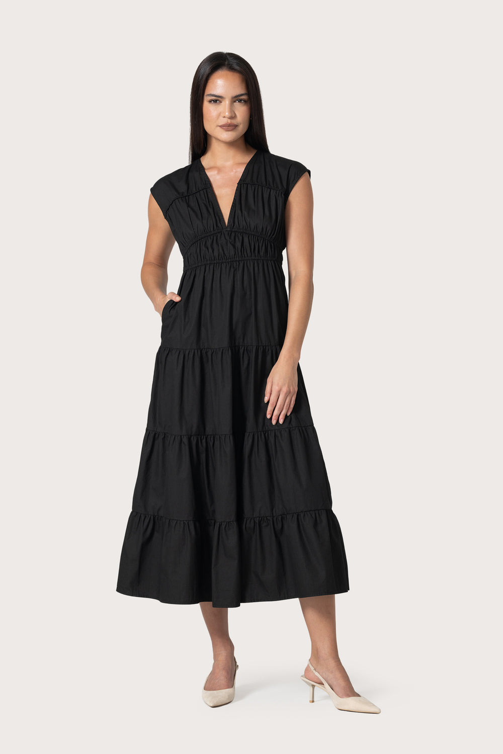 Jag Cotton Dress in Black