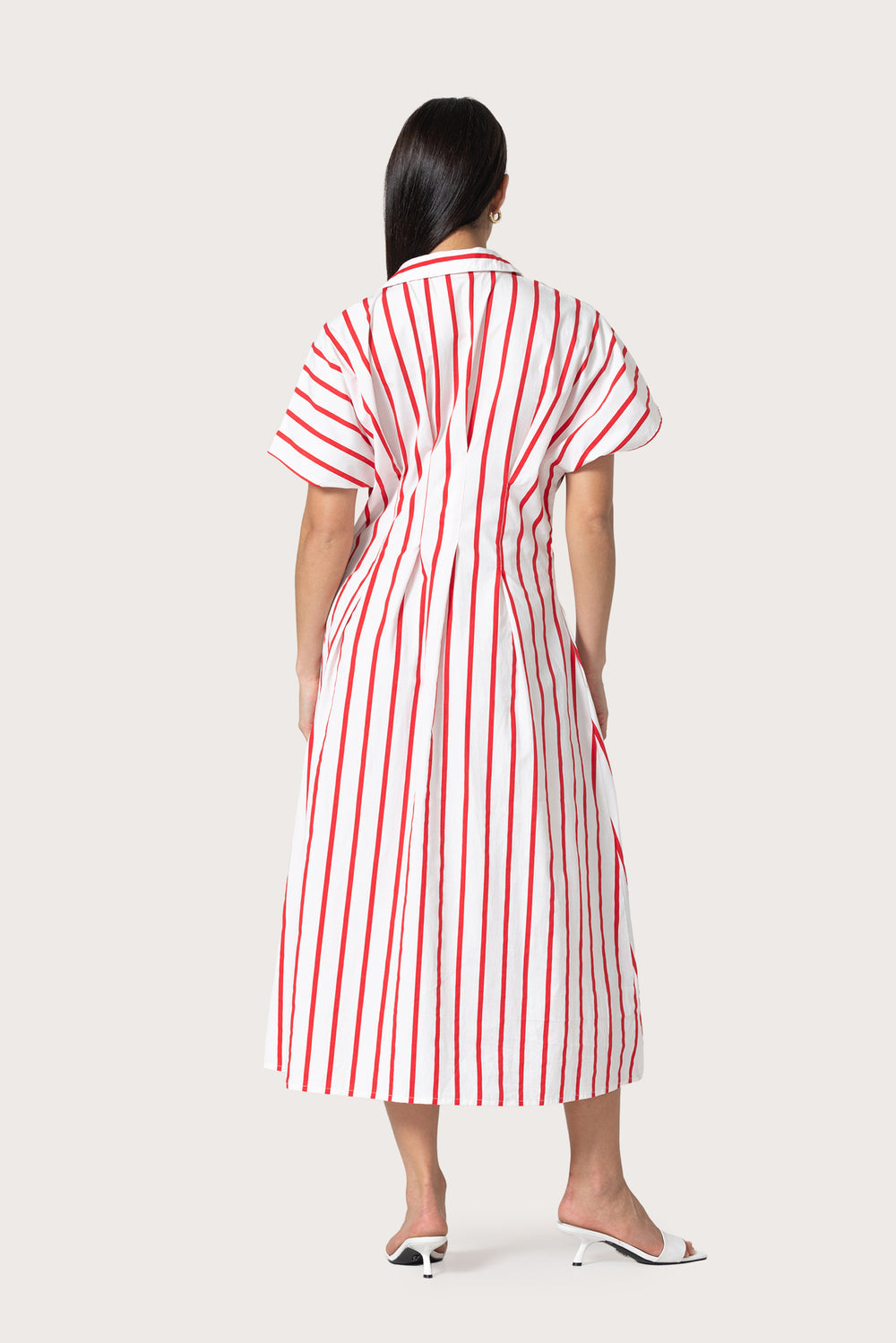 Spencer Cotton Dress in Summer Stripe