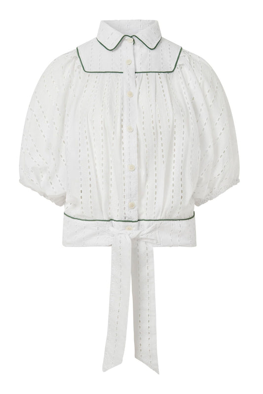 Organic Cotton Magic Broderie Anglaise Blouse