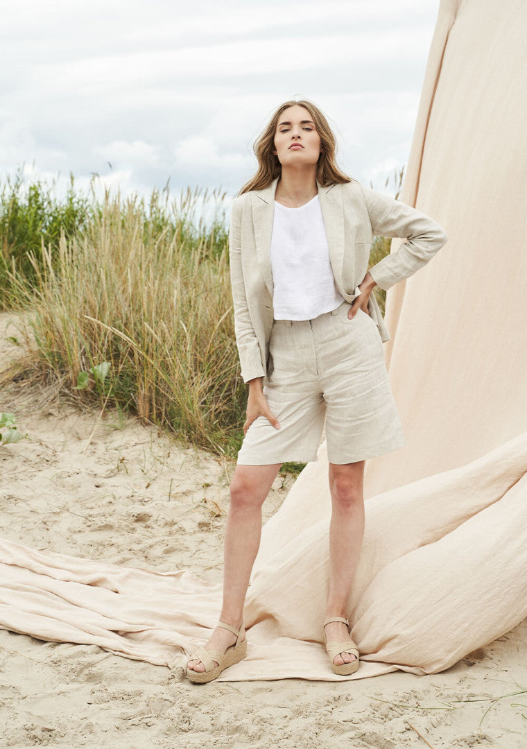 Colette Linen Blazer Jacket