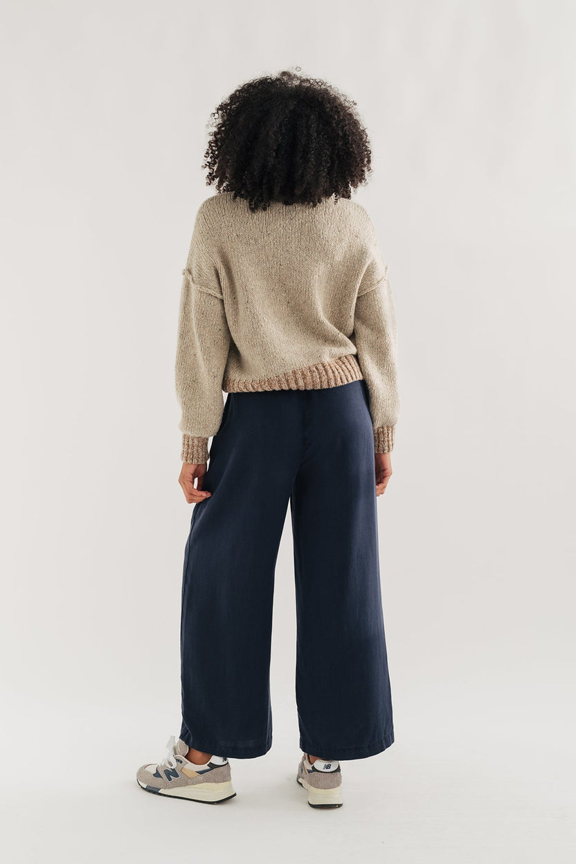 Nanpu Grey Tencel Trousers
