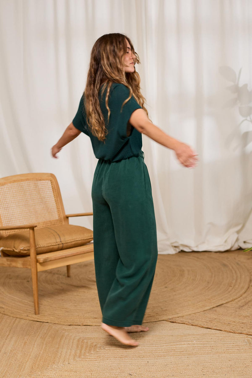 Nanpu Grey Tencel Trousers