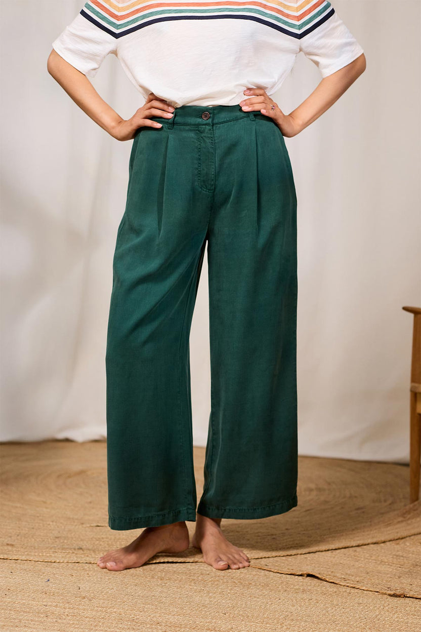 Nanpu Grey Tencel Trousers