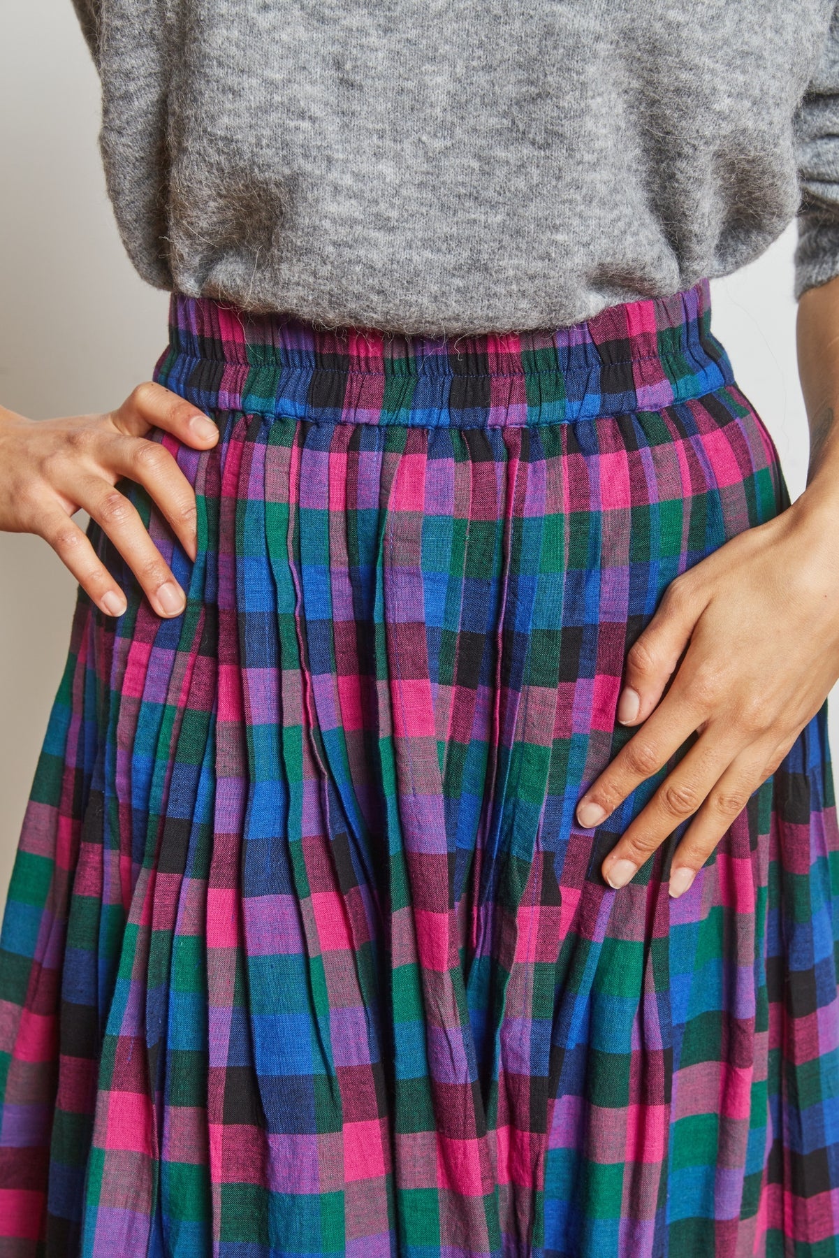 Rhythm Skirt in Heritage Chex Print
