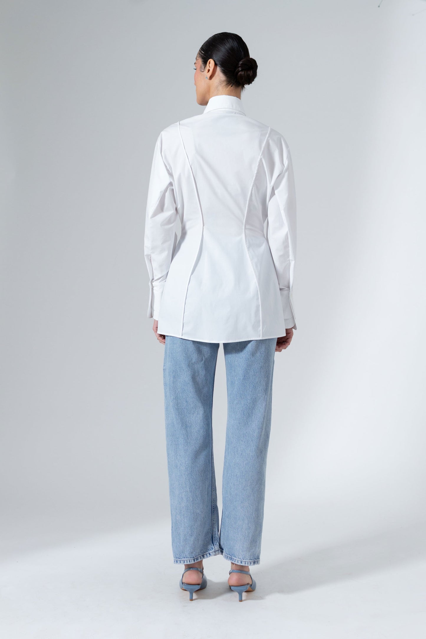 Ula Cotton Hourglass Button Down